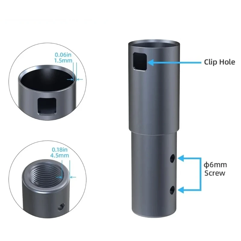 Easy Installation Mounting for Starlink Pipe Mount Adapter Aluminum Outdoor Mount Wide Compatibility Mount