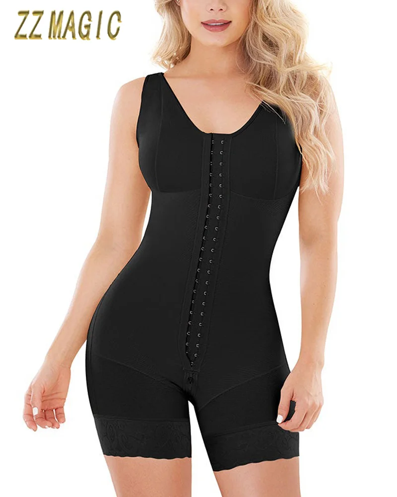 Women's Fajas Body Shaper Full Body Support Arm High Compression Waist Trainer Sexy Butt Lifter Tummy Control Corset Shapewear