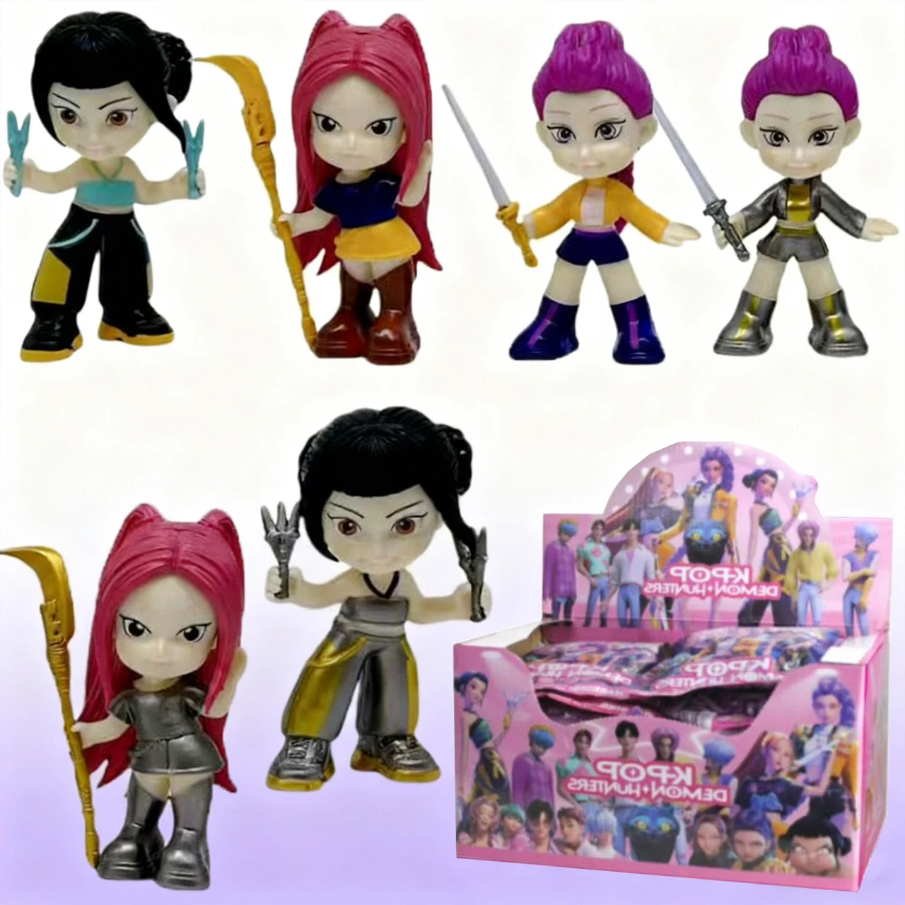 K-POP デモンハンターズ ボックス デビルサジャ コレクト アニメ フィギュア キッズ パーティー コスプレ ゲーム 漫画 ハントリックス デコレーション クリスマスギフト