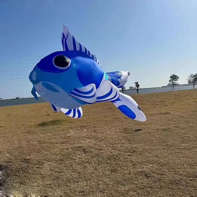 5m金魚凧ペンダント、膨張式エイリアン凧工場、凧糸、風凧、パラグライダー、ウィンドサーフィン、屋外凧、インフレータブル