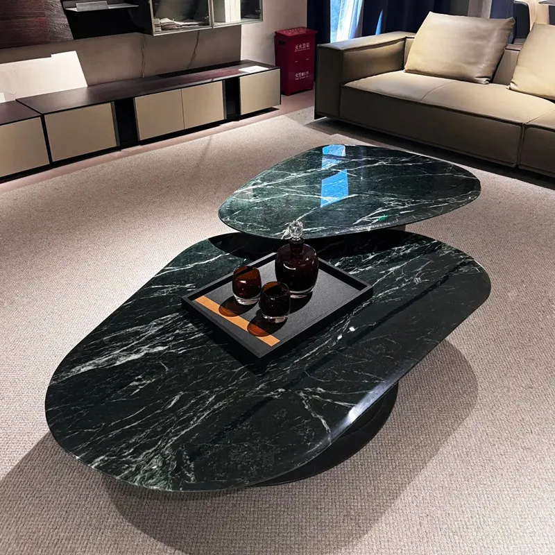 

Italian Style Coffee Table Decoration Small Unique Space Center Coffee Table Modern Luxury Saving Meuble Salon Furniture Home
