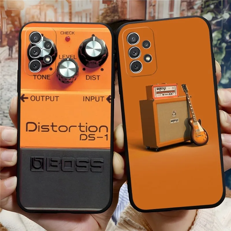 Guitar Amp Phone Case For Samsung Note 10 20 9 8 Pro Plus Ultra M40 M80 M20 M31 M10 J7 J6 Prime Black Silicone Cover