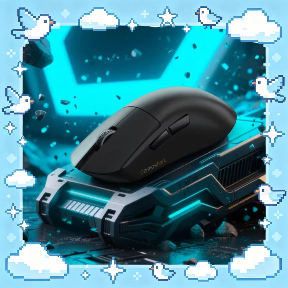 DarmoShark M9 Wireless Mouse Primary Phase 3950 Sensor Keel Frame Nordic 54LI5 Master Control Game Mouse 750IPS Accuracy Gifts