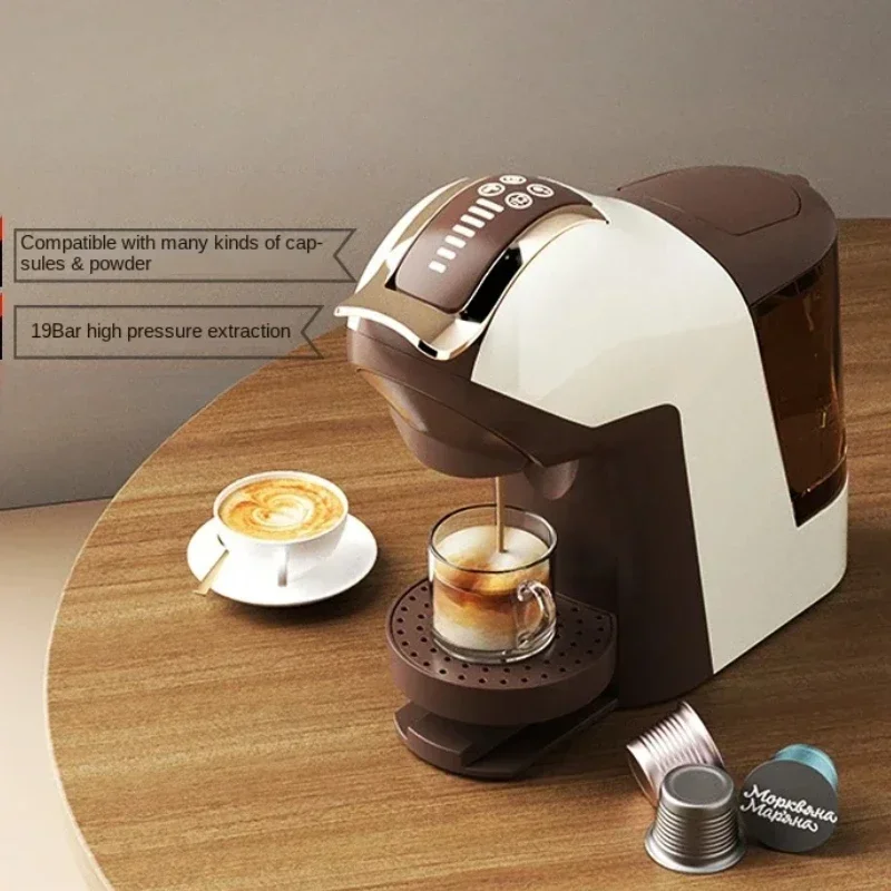 Portable capsule espresso maker coffee machine Fully automatic home small espresso machine Kitchen appliance Household appliance