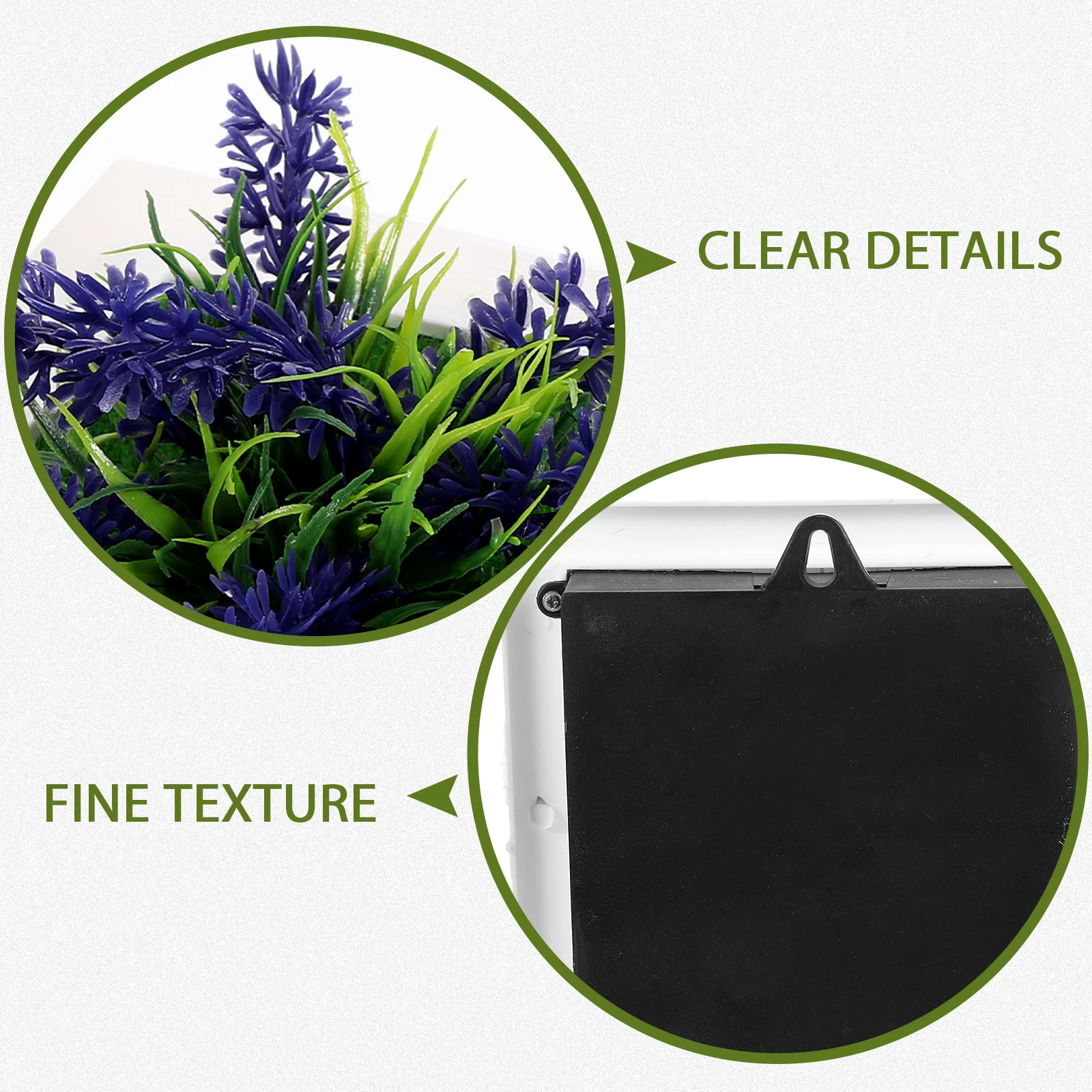 

Wall-Mounted Artificial Lavender Succulent Pendant Plastic Lightweight Home Decoration Room Wall Plant Hanging Ornament