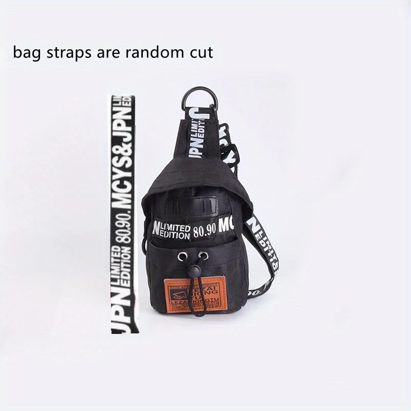 

Canvas One Shoulder Chest Bag New Trendy Korean Cross Body Waist Bag Fashionable and Minimalist Art Bag Gift for Boys and Girls