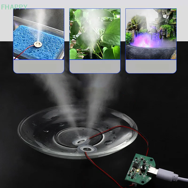 Type-C USB Mini Humidifier DIY Kits DC 5V Mist Maker And Driver Circuit Board Fogger Atomization Film Atomizer Sheet Oscillating