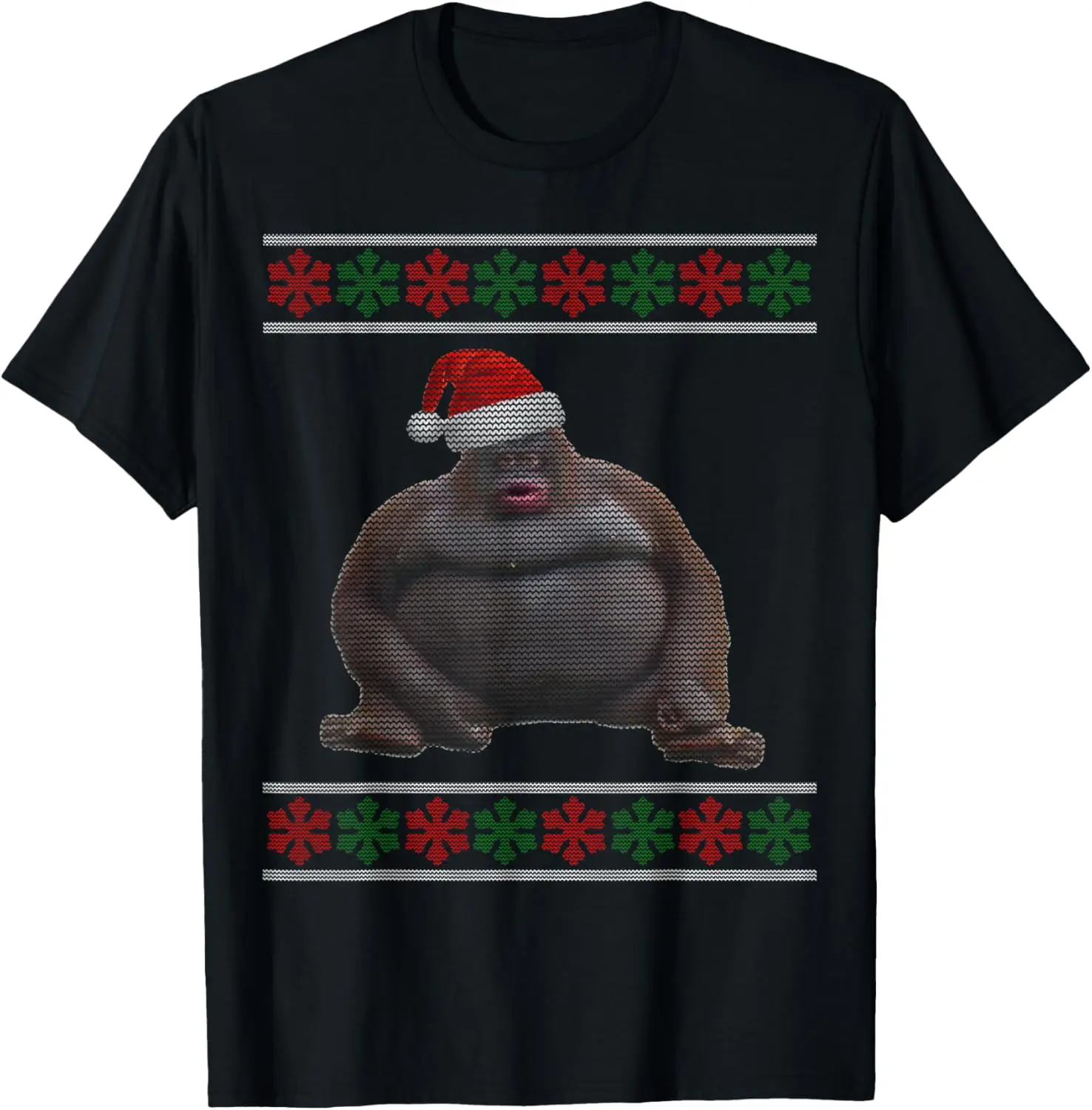 Uh Oh Stinky Poop Dank Memes Le Monke Ugly Christmas T-Shirt