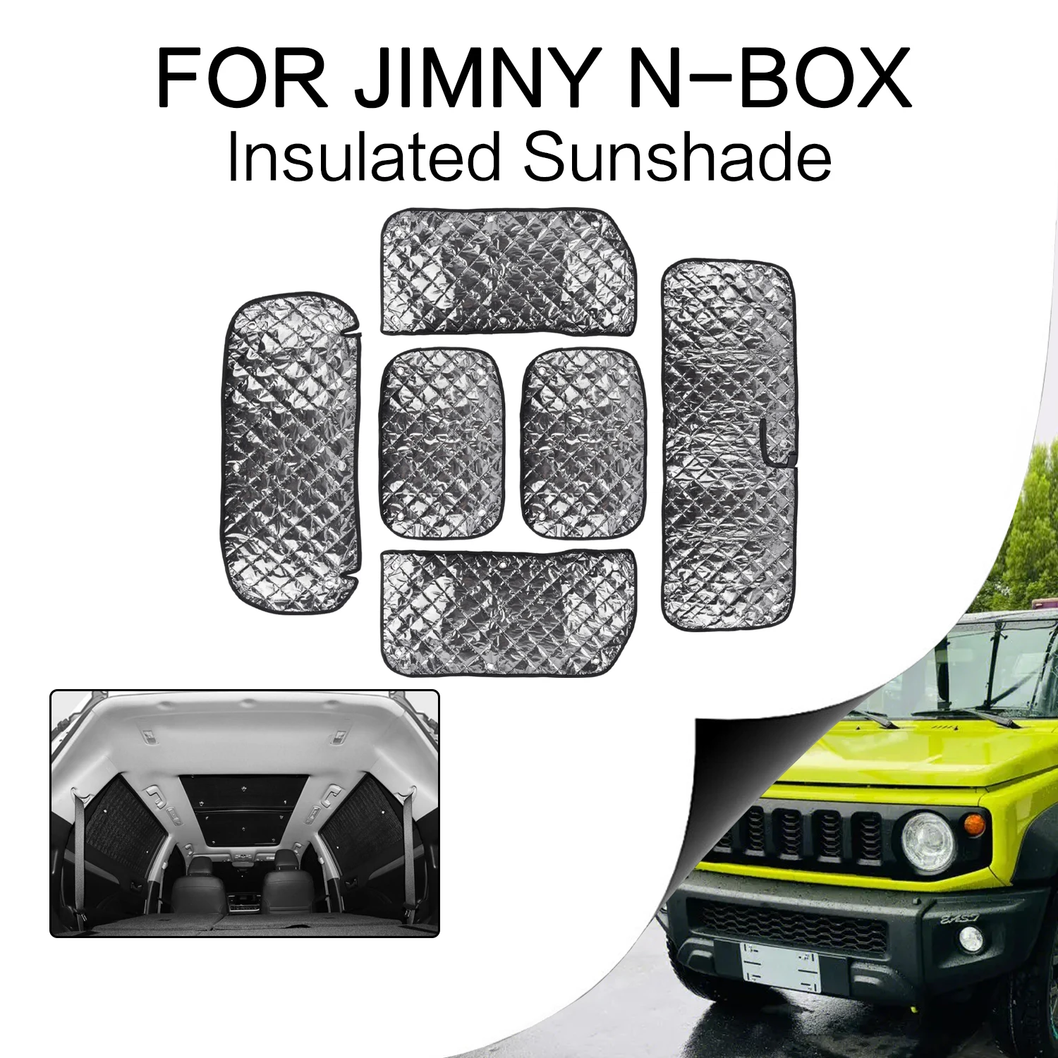 

For Suzuki Jimny 2019-2023 JB64 JB74 JB64W JB74W Car Front Rear Windshield Sunshade Cover Auto Interior Accessories Styling