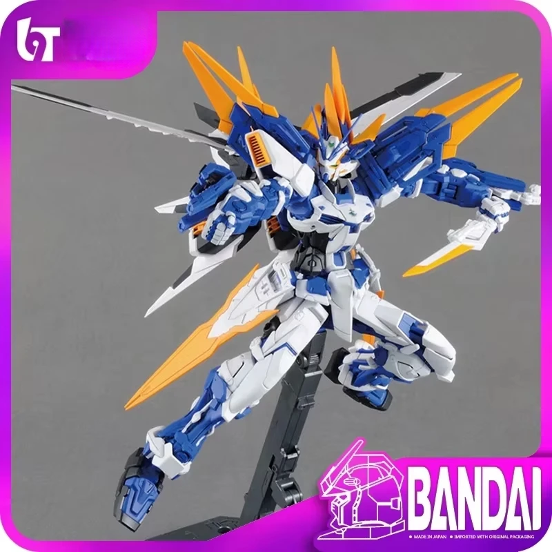 In Stock Genuine Delivery Bandai Original Anime GUNDAM Model MG 1/100 GUNDAM ASTRAY BLUE FRAME Action Figure Toys for Kids Gift