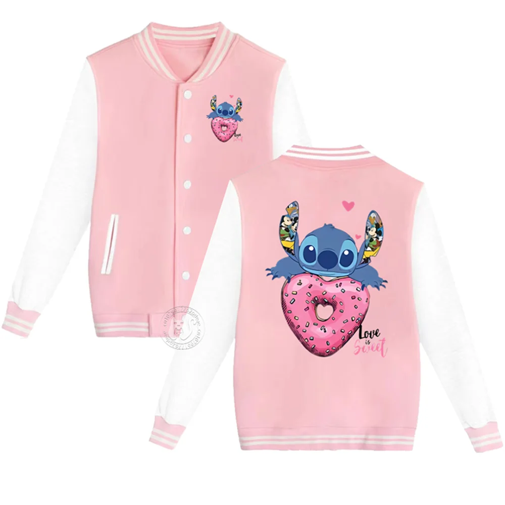

Kids Disney Fall/Winter Steedy Love Print Boys & Girls 2-14 years old Thick Warm Coat Youth Fashion baseball uniform