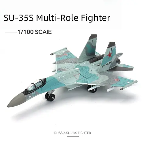 1:100 SU-35 Multi-Role Fighter Model Creative Military Series Building Blocks Home Decor Assembled Toys For Boys Christmas Gifts