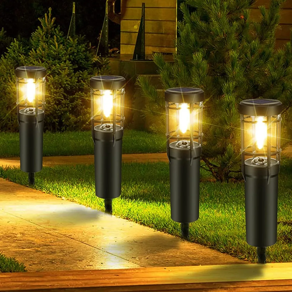 New Solar Lamp Cylinder Camping Lamp Lawn Lamp LED Outdoor Garden Lamp Garden Landscape Lamp Solar Outdoor Light