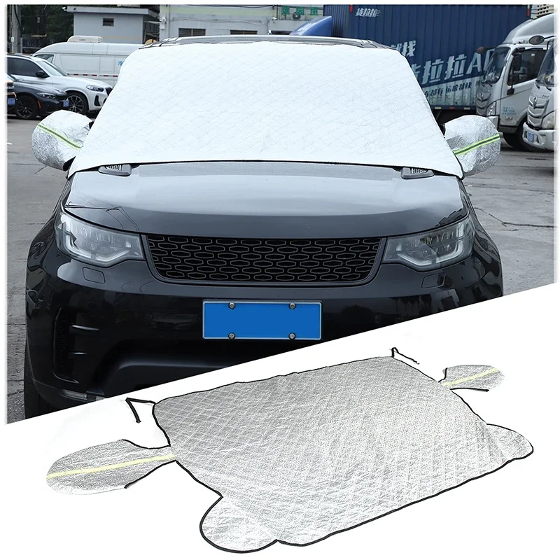 

For Land Rover Discovery 5 LR5 2017-24 Cotton Velvet Car Windshield Snow Anti Frost Cover Winter Ice Snow Shield Car Accessories