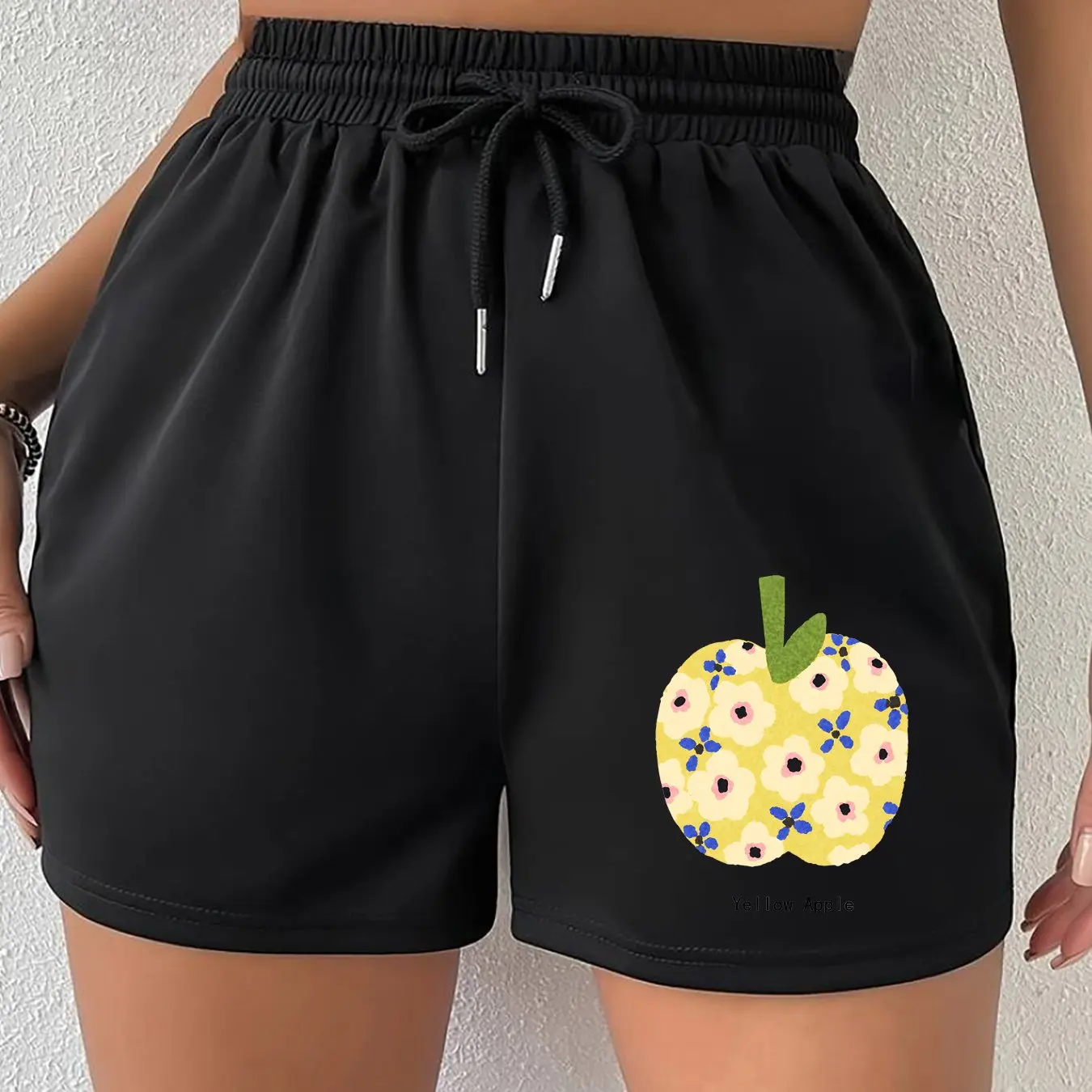 

Ladies' Casual Sports Retro Niche Design Shorts, Summer Casual Versatile American Trend Outerwear Pants, Summer Beach Pants