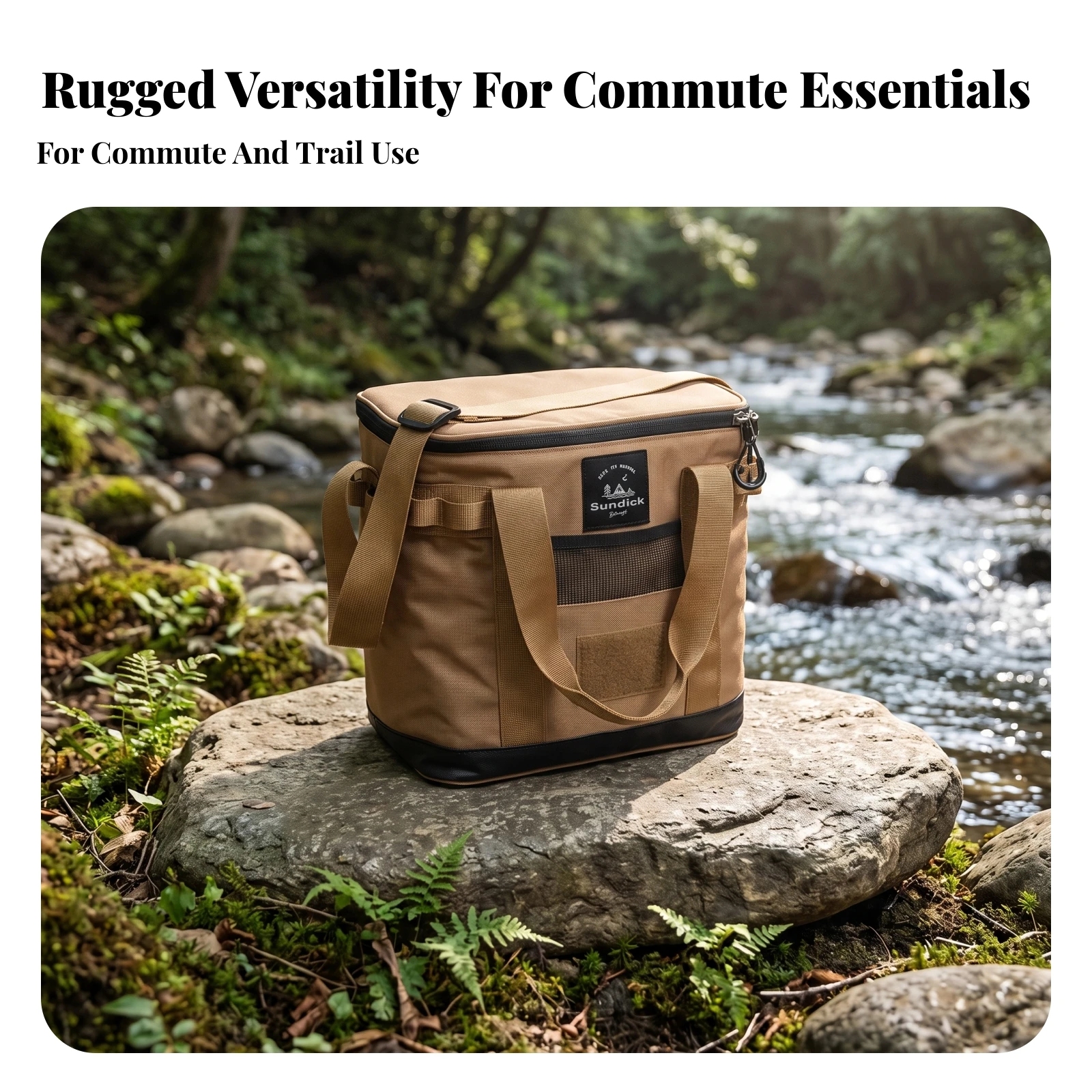 Cooler Bag with Shoulder Strap Insulated Soft Cooler Bag Reusable Easy to Clean for Campers, Picnics, Camping