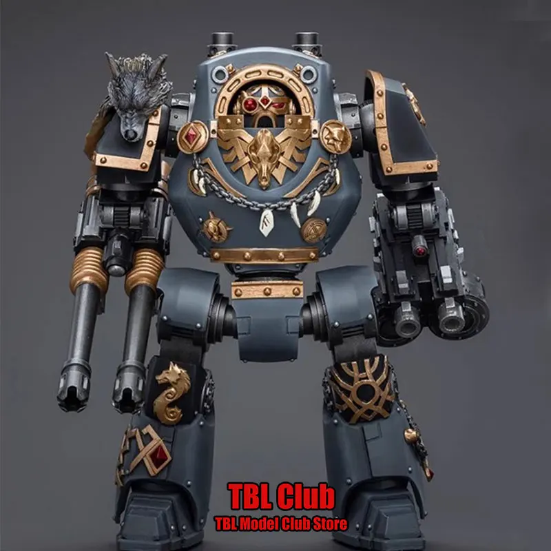 

JOYTOY Warhammer Horus 1/18 Space Wolves Contemptor Dreadnought with Gravis Bolt cannon Full Set 24cm Soldier Action Figure Doll