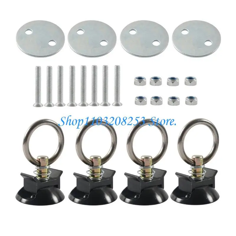

R6FA Tie Down Anchors Point with Round Rings for Trailer to Tie Down Motorcycle