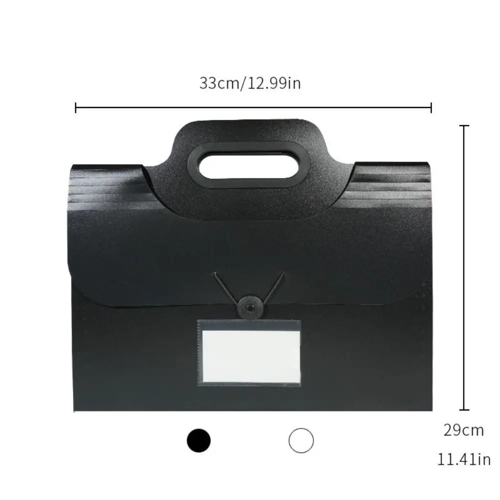 13 Grid A4 File Folder Large Capacity Accordion Style Documents Organizer Handheld Classified Handheld Accordion Bag