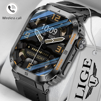 FOXBOX Military Men GPS Smart Watch Waterproof Smartwatch 2025 Sleep Monitoring Sport Fitness AI Voice Bluetooth Call Smartwatch