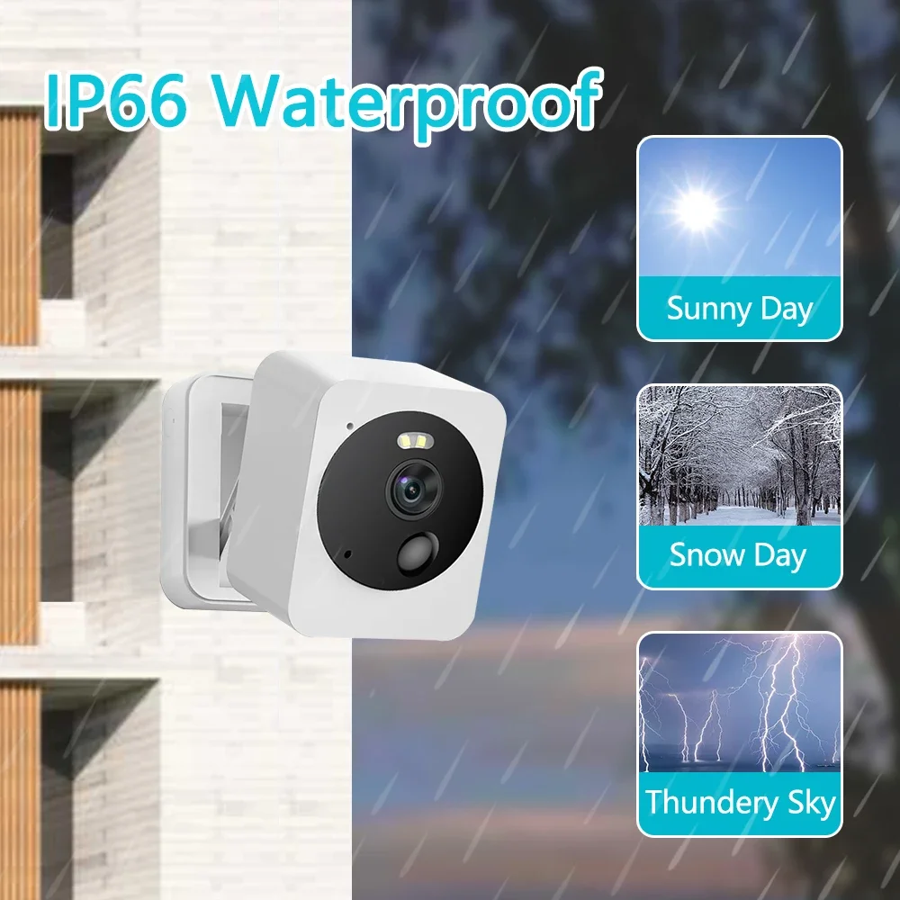 Tuya Smart 5mp Indoor Wireless Home Security Ai Mensch erkennen CCTV-Überwachungs block Kamera wasserdichte Mini-WLAN-IP-Kamera