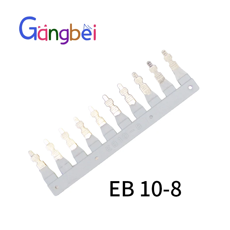 

A short piece EB 10-8 UK-6N edge connector strip terminal bus (UK-6N and USLKG6)