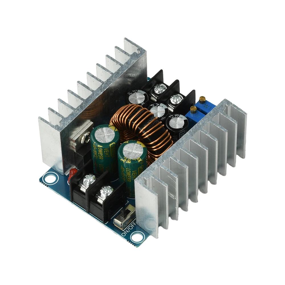 300W 15A DC-Abwärtswandler, Step-Down-Stromversorgungsmodul, Konstantstrom-LED-Treiber, Kühlkörper, Kurzschlussschutz – Detail 3