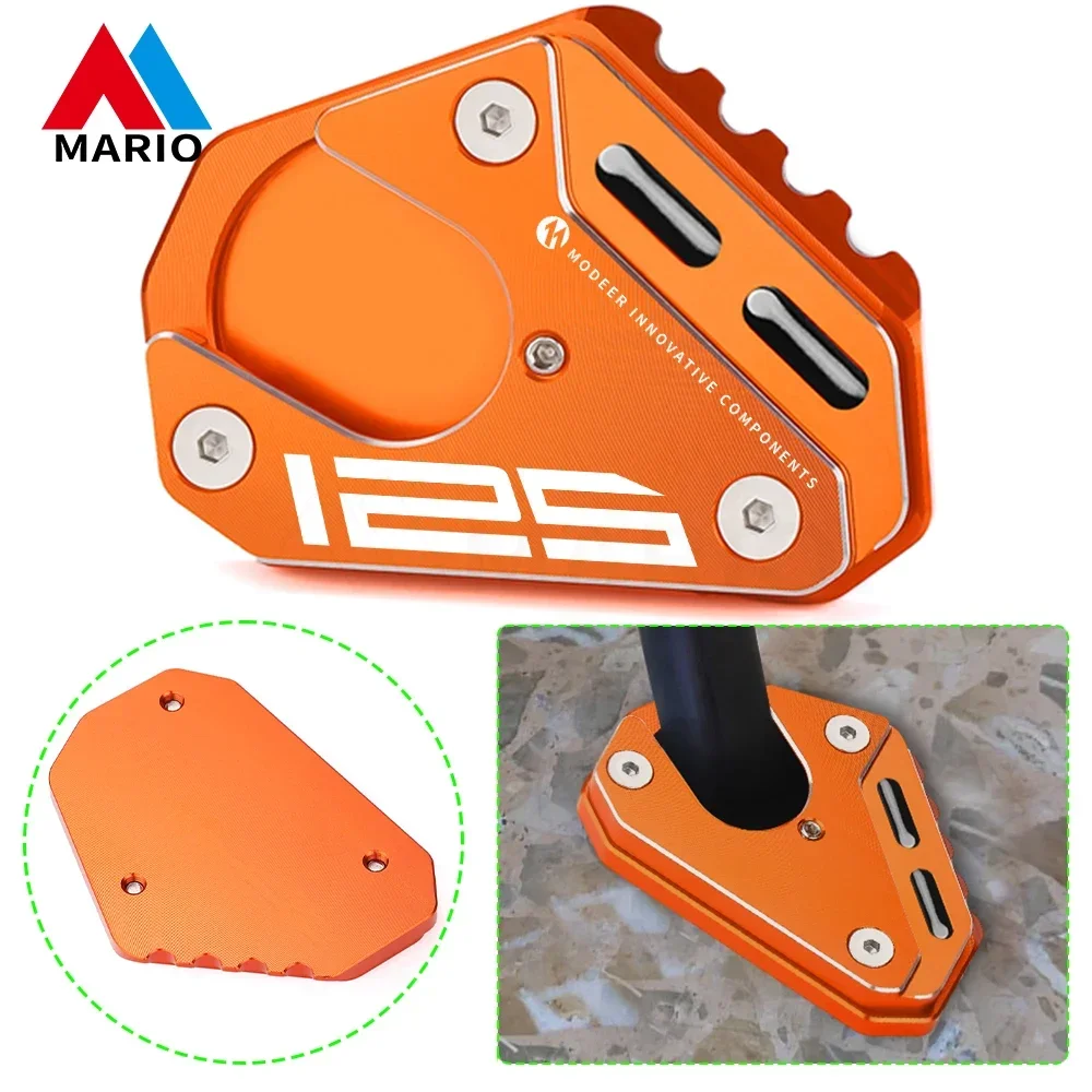 

For KTM DUKE 125 200 Duke 125 duke 200 2011-2020 2019 2018 Motorcycle Accessories Kickstand Side Stand Extension Enlarger Pad