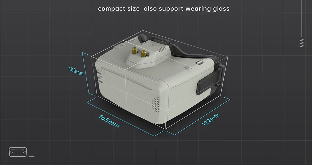 Рисунок 6 - SKYZONE Кобра SD X V4 FPV видео очки 800x480 4