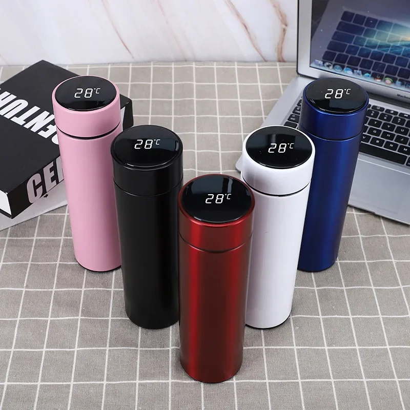 Stainless Steel Vacuum Flask Smart LCD Contact Screen Display Temperature for Travel Coffee Mug Tea Milk Mug Thermo Cup