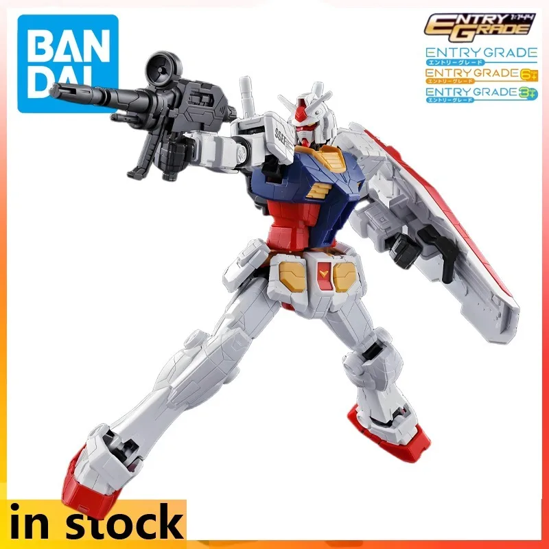 

BANDAI Genuine ENTRY GRADE Series EG Up To RX-78F00/E Up To 1/144 Plastic Assembly Model Collectibles Boy's Gift