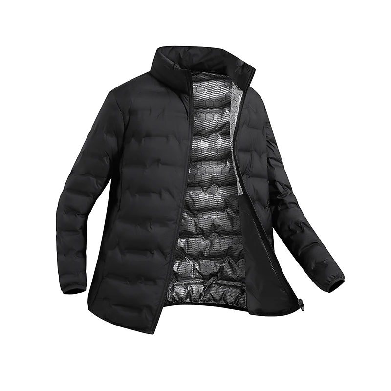 

Thickened Warm Down Jacket High Quality Wind-Resistant Men Clothing Zipper Stand Collar Roupas Masculinas Comfortable Outwear