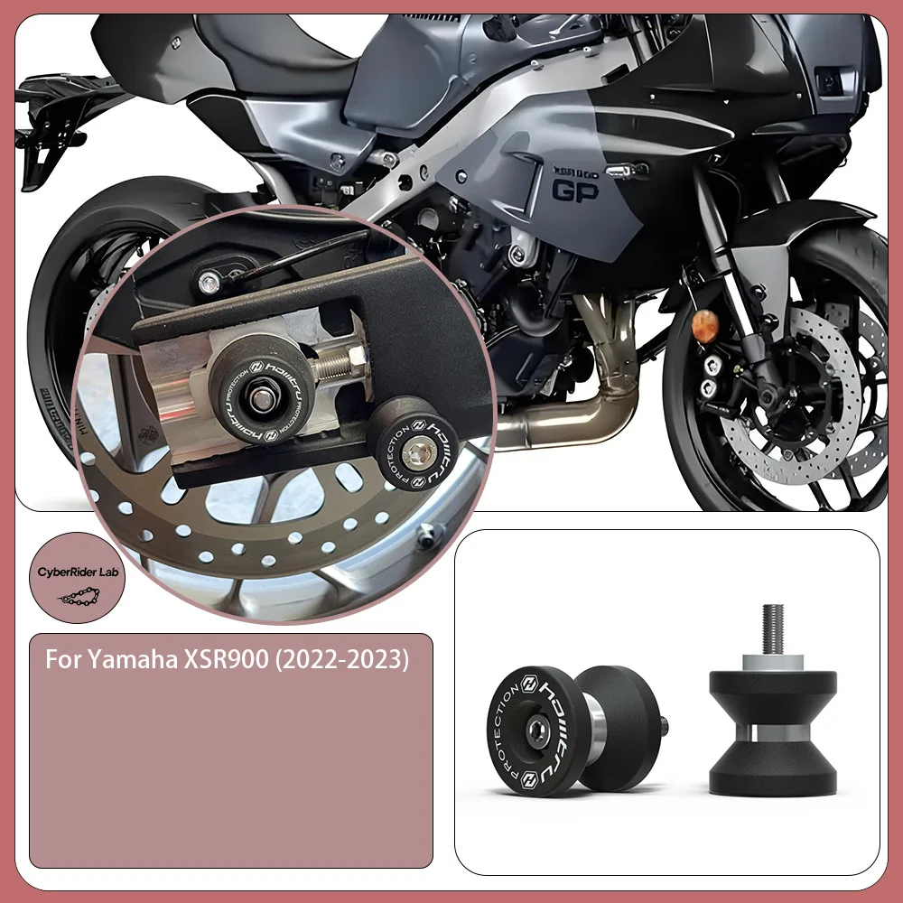 

For Yamaha XSR900 2022-2023 Paddock Stand Bobbins - Motorcycle Accessories, Spindle Bobbins, Bike Stand Parts