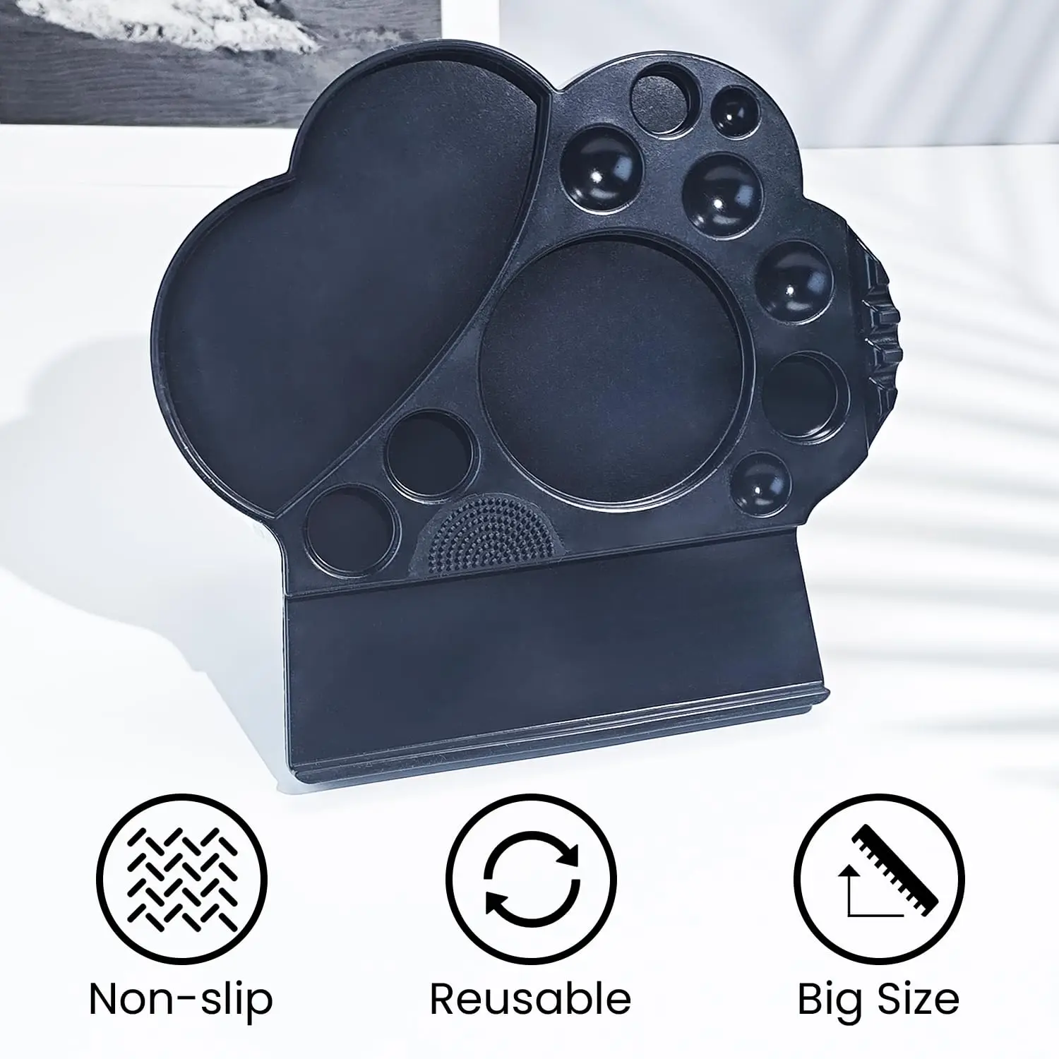 Libeauty Non-Slip Silicone Palette Lash Lift & Brow Lamination Extra Large Cat Paw Tray for Eyelash Perm and Eyebrow Lamination view 3