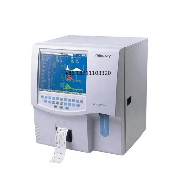 Mindray full automatic cbc test machine 3-part differentiation hematology analyzer mindray bc 3000 plus