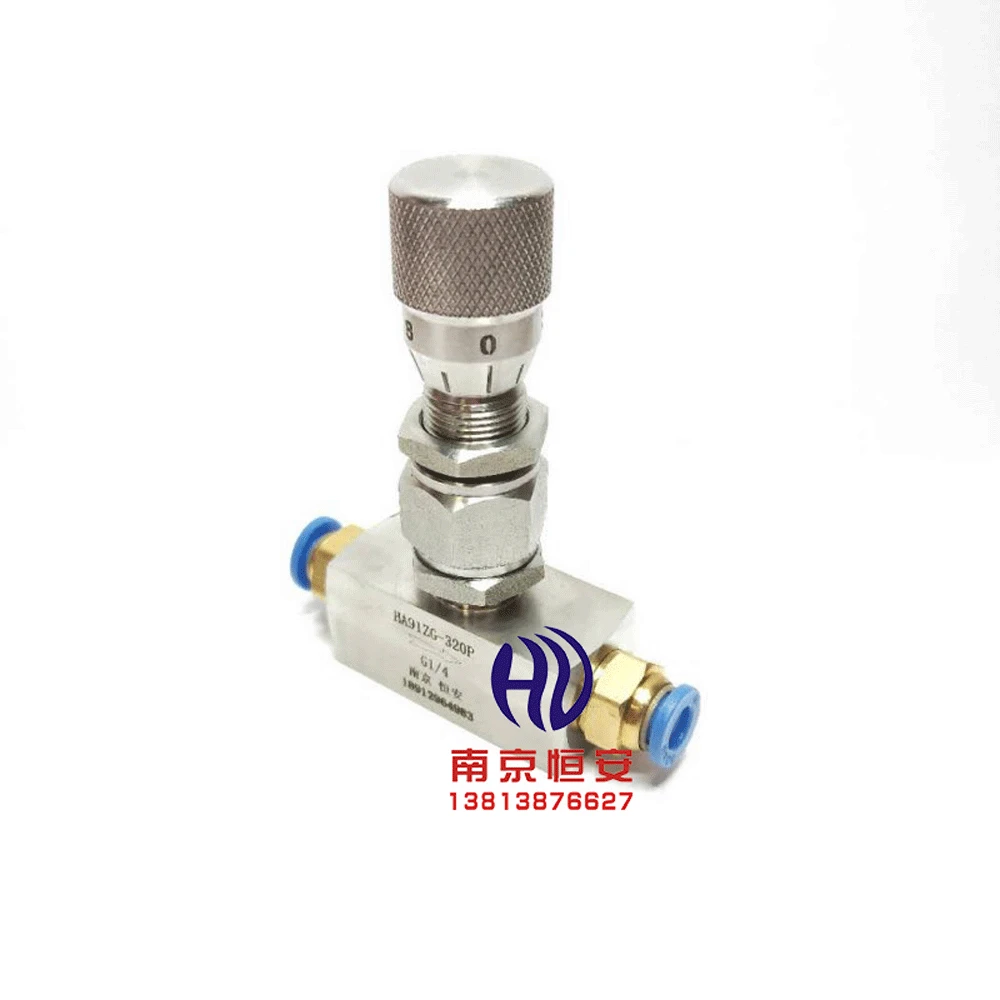 Fit 4 6 8 10 12 14mm OD PU Tube Push In Bulkhead 304 Stainless Shut Off Metering Micro Needle Valve Flow Regulating