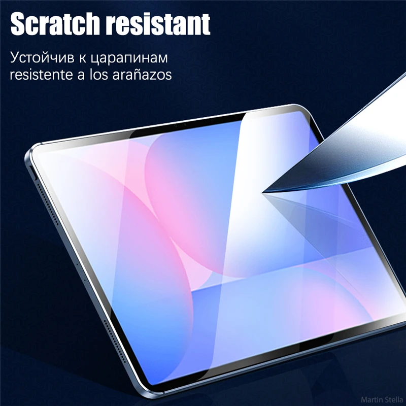 2 piezas protector de pantalla de vidrio templado para Samsung Galaxy Tab S11 Ultra S10 Fe Plus Tab S10 Lite A11 Plus A9 A11+ A9+ 3