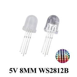5v Ws2812b 8mm Led Rgb Dip Diode ws2812 F8 Round Dream Color Addressable Full Color Foggy Neon Pixel Light Ws2812b Chip Diode