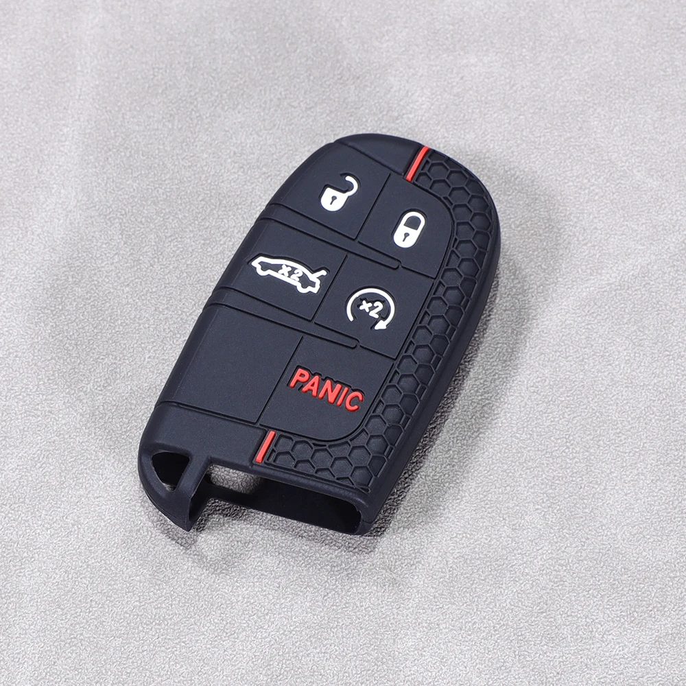 Silikon-Smartkey-Hülle Passend für Jeep Grand Cherokee WK2 2014-2021 Cherokee KL 2014-2023 Dodge Dart 2013-2016 Durango 2014-2026 – Detail 12