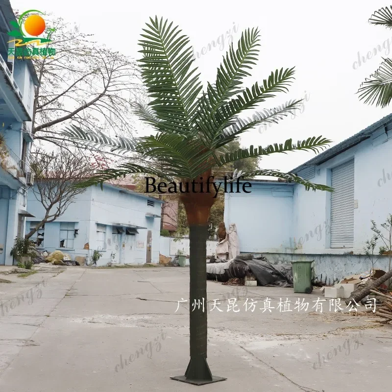 R134 artificial coconut tree indoor and outdoor decoration, tropical scenic landscaping artificial tree