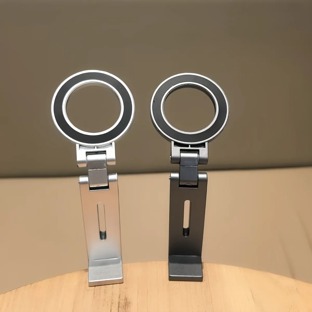 

A versatile magnetic phone mount that folds, extends, and rotates 360 degrees; universal mini mount