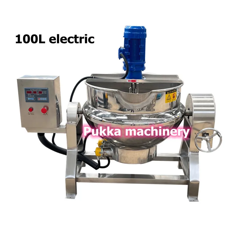 Electric Jacketed Kettle Jacketed Kettle Electric Industrial Electric Cooking Mixer Machine