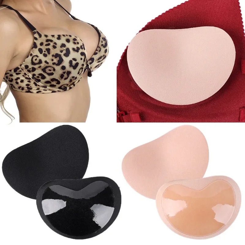 Thickened Chest Pad Swimsuit Bikini Small Bust Thicker Breathable Sponge Bra Pad 3D Insert Invisible Underwear Padding Accessory