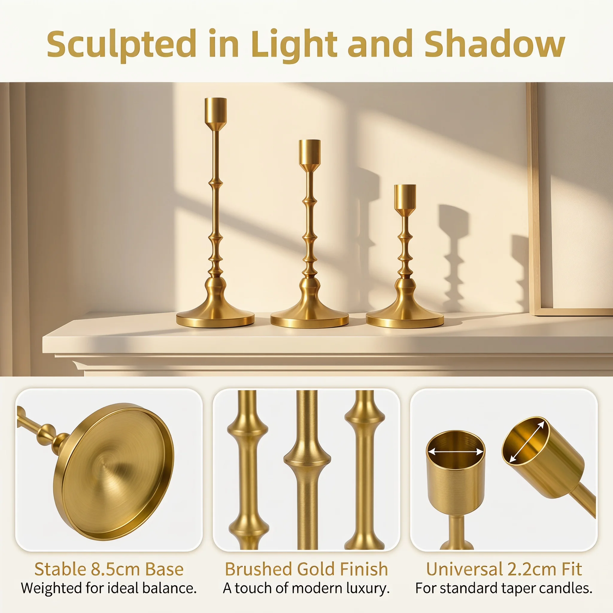 Unique Bullet Stem Metal Candl - Centerpiece Stick review and price