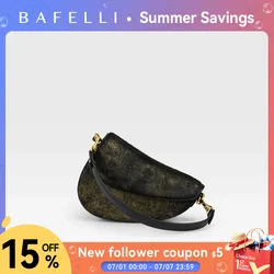 BAFELLI 2025 WOMEN'S NEW HANDBAG SADDLE ORIGINAL LUXURY DESIGNER BRAND EVENING BAGS SHOULDER FASHION FEMALE PURSE CROSSBODY