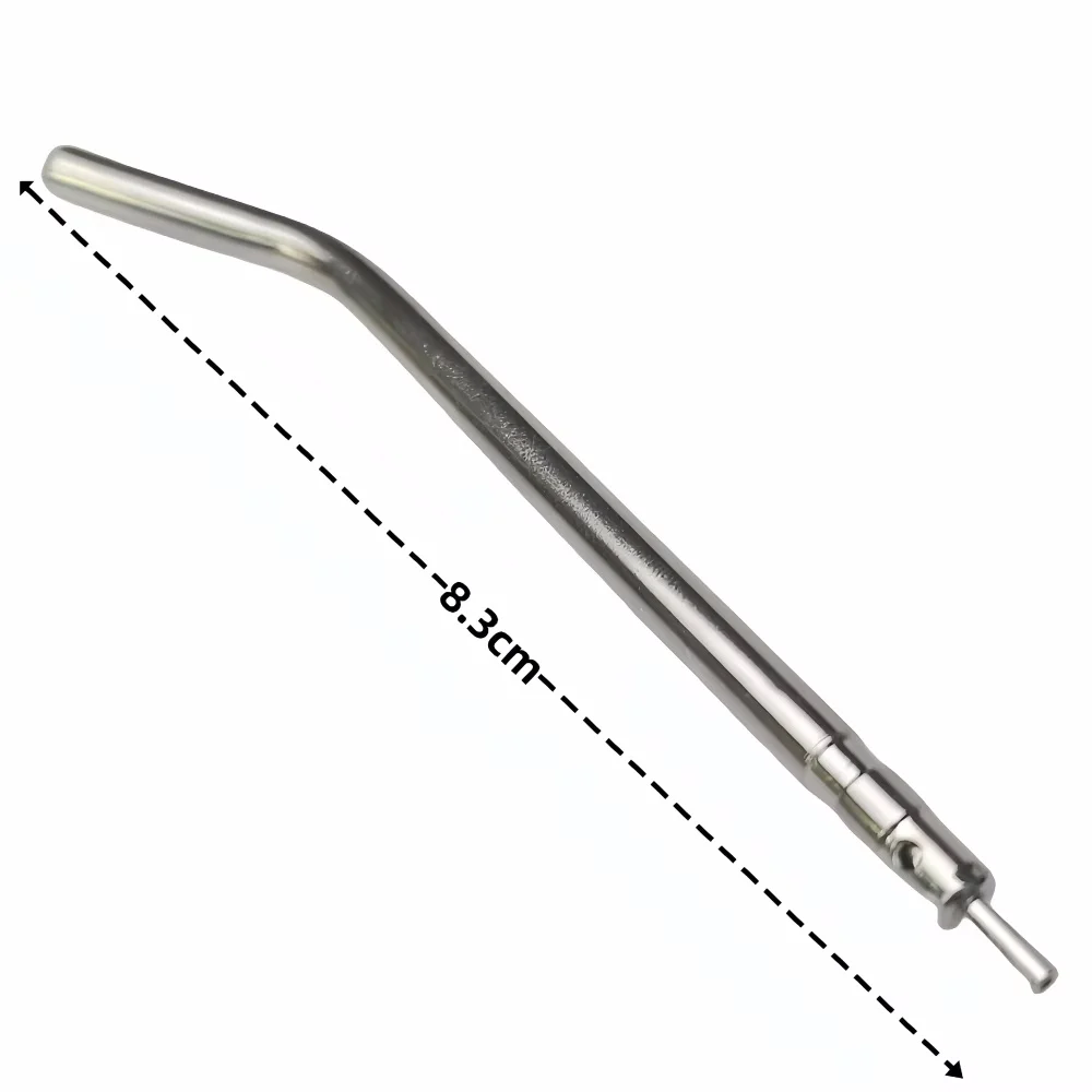 10개 치과용 3방향 주사기 팁 - 치과 절차 및 장비 유지 관리를 위한 스테인레스 스틸 공기/물 스프레이 노즐