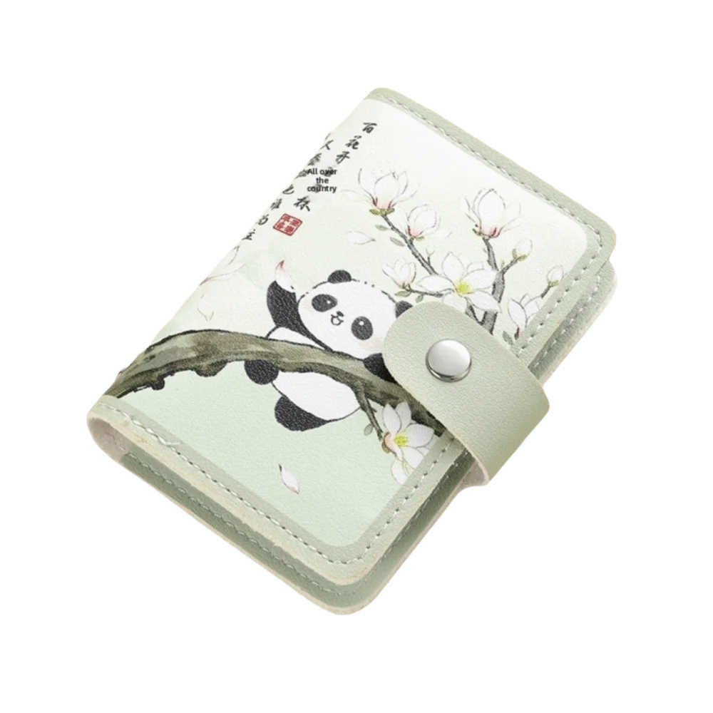 New 20 Card Pockets Women Wallets PU Leather Large Capacity Business Card Case Lightweight Waterproof Card Holder