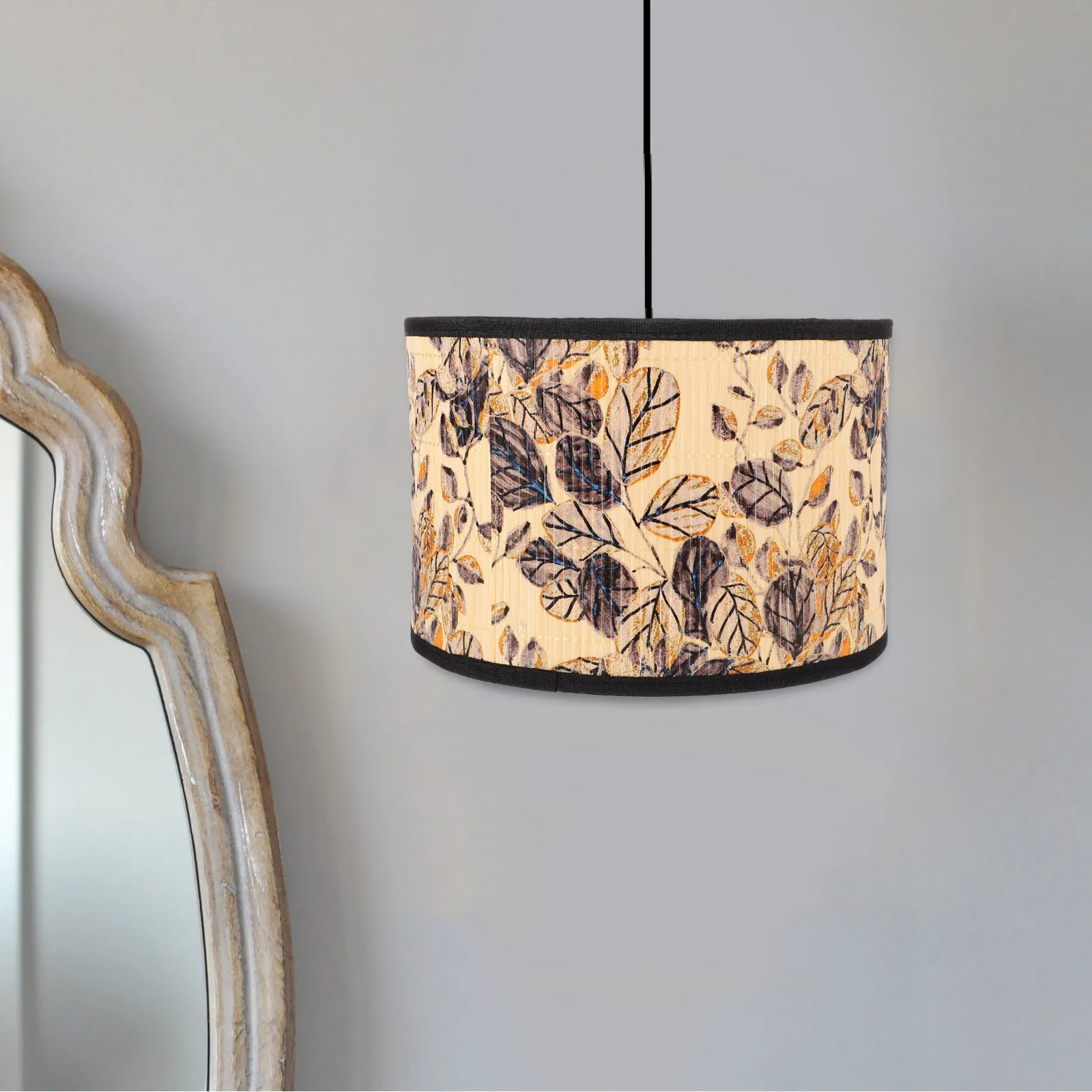 

Decorative Lamp Shade Bamboo Woven Lampshade Hand-woven Basket Shades Ceiling Light