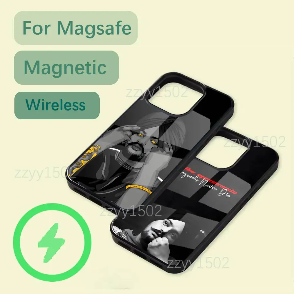 

Sidhu Moose Wala Cool Phone Case For iPhone 17,16,15,14,13,12,11,Pro,Max,Plus,Mini,SE4,E Magsafe Wireless Charging