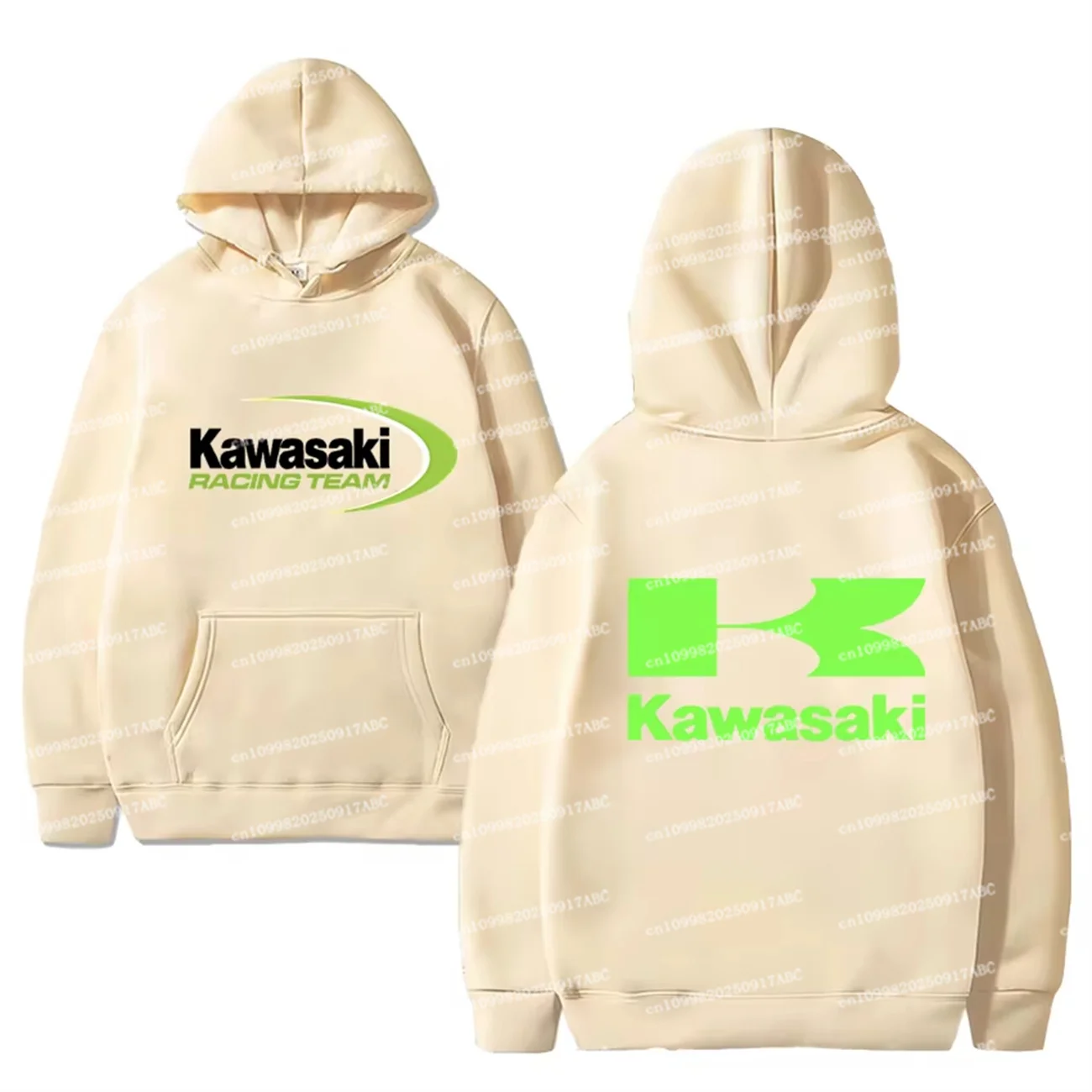 (كاواساكي) كاواساكي هوديي نينجا فريق السباق شعار الرجال هوديي Y2K الربيع والخريف موضة ملابس رياضية رجالية المرأة هوديي #3